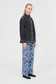 Stine Goya UK Elasticated Straight Pants Pants Night Ditzy Floral / Day Ditzy Floral