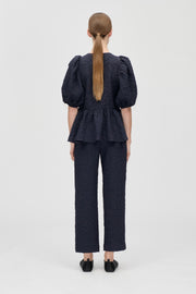 Stine Goya UK Elasticated Waistband Cropped Pants Pants Garden Relief