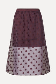 Stine Goya UK Elasticated Waistband Midi Skirt Skirt Polka