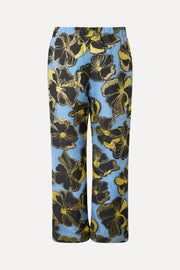 Stine Goya UK Elasticated Waistband Pants Pants Blue Anemone Jacquard