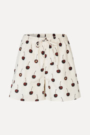 Stine Goya UK Elasticated Waistband Shorts Pants Cherries