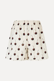Stine Goya UK Elasticated Waistband Shorts Pants Cherries