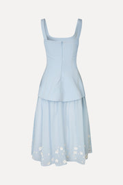 Stine Goya UK Elevated Bustier Dress Dress Light Blue Bloom