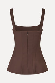 Stine Goya UK Elevated Structured Top Top Cocoa