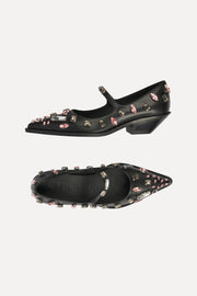 Stine Goya UK Embellished Mary Jane Footwear Black
