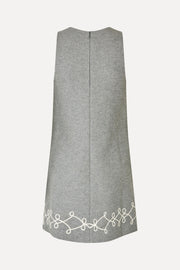 Stine Goya UK Embroidered Sleeveless Mini Dress Dress Tapered Embroidery Motif