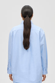 Stine Goya UK Floral Shirt Top Brunnera Blue