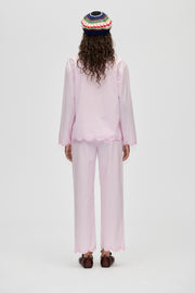 Stine Goya UK Flowy Elasticated Waist Pants Pants Muted Blush
