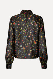 Stine Goya UK Gathered Long Sleeve Top Top Magnolia Garden