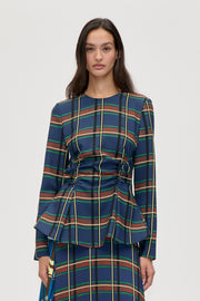 Stine Goya UK Gathered Peplum Top Top Crosschecks