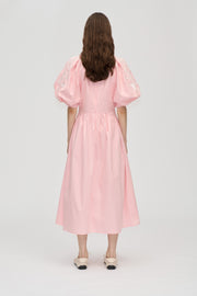 Stine Goya UK Gathered Raglan Sleeve Midi Dress Dress Ballerina Broderie