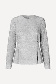 Stine Goya UK Glory Blouse Top 4015 Silver
