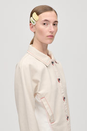 Stine Goya UK Hand Crocheted Hair Clip Accessories Yellow Flowers