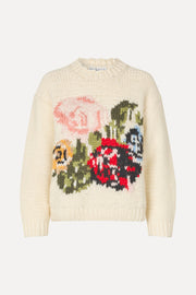 Stine Goya UK Handknit Sweater Knit Ephemeral Bloom