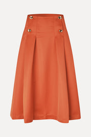 Stine Goya UK High Volume Midi Skirt Skirt Mecca Orange