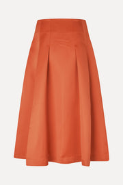 Stine Goya UK High Volume Midi Skirt Skirt Mecca Orange