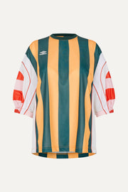 Stine Goya UK Jersey Snap Tee Top Multi Stripes