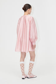 Stine Goya UK Kimono Mini Dress Dress Rose Pinstripe