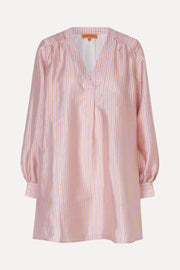 Stine Goya UK Kimono Mini Dress Dress Rose Pinstripe