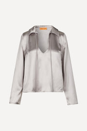 Stine Goya UK Klive Blouse Top Grey Stone