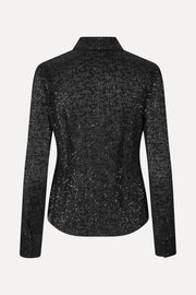 Stine Goya UK Long Sleeve Buttondown Top Black