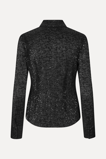 Stine Goya UK Long Sleeve Buttondown Top Black