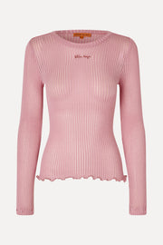 Stine Goya UK Long Sleeve Crewneck Top Pink Nectar