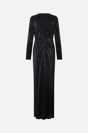 Stine Goya UK Long Sleeve Maxi Dress Dress Black