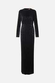 Stine Goya UK Long Sleeve Maxi Dress Dress Black