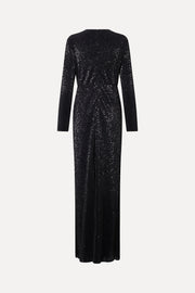 Stine Goya UK Long Sleeve Maxi Dress Dress Black