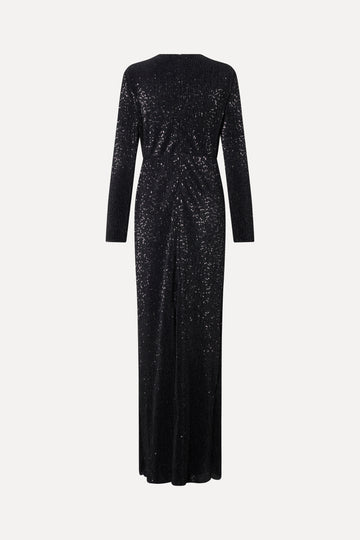 Stine Goya UK Long Sleeve Maxi Dress Dress Black