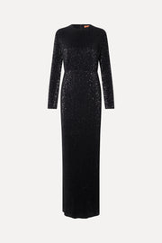 Stine Goya UK Long Sleeve Maxi Dress Dress Black