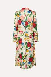 Stine Goya UK Long Sleeve Midi Dress Dress Ephemeral Bloom