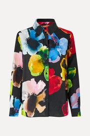 Stine Goya UK Long Sleeve Shirt Top Watercolor Bloom