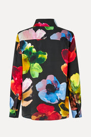 Stine Goya UK Long Sleeve Shirt Top Watercolor Bloom