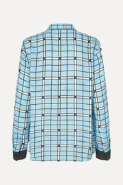 Stine Goya UK Long Sleeve Shirt Top Window Check