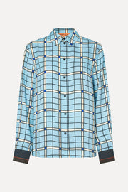 Stine Goya UK Long Sleeve Shirt Top Window Check