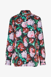 Stine Goya UK Long Sleeve Shirt Top Painted Rose Garden