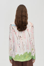 Stine Goya UK Long Sleeve Shirt Top Cherry Blossom