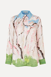 Stine Goya UK Long Sleeve Shirt Top Cherry Blossom