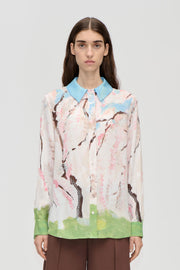 Stine Goya UK Long Sleeve Shirt Top Cherry Blossom