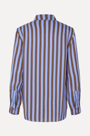 Stine Goya UK Long Sleeve Shirt Top Embroidery Stripe