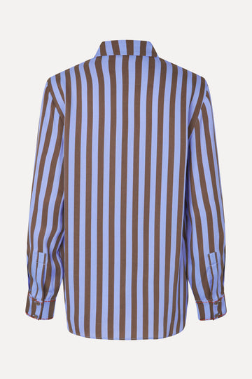 Stine Goya UK Long Sleeve Shirt Top Embroidery Stripe