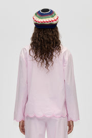 Stine Goya UK Long Sleeve Tunic Top Top Muted Blush