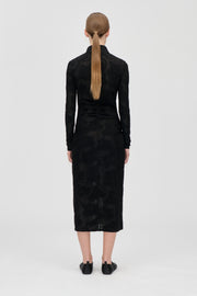 Stine Goya UK Long Sleeve Zip Dress Dress Black Petunias