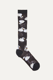 Stine Goya UK Long Socks Accessories Swans