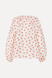 Stine Goya UK Multi Ruffle Raglan Top Top Ditzy Petunia