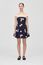 Stine Goya UK Off Shoulders Short Dress Dress Pink Petunia