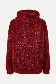 Stine Goya UK Oversize Hoodie Top Bordeaux