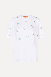 Stine Goya UK Oversize Short Sleeve T-Shirt Top Wild Flower Beads